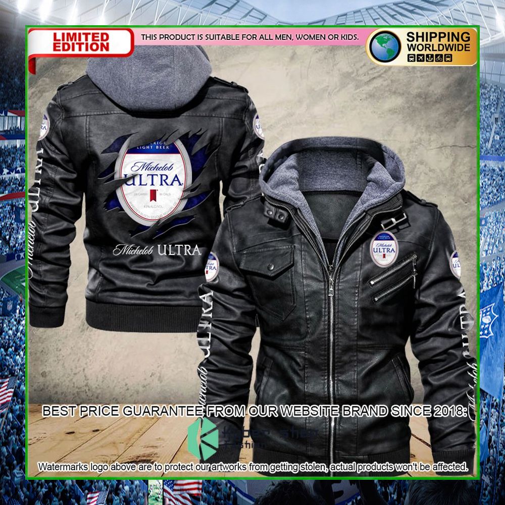 michelob ultra leather jacket limited edition
