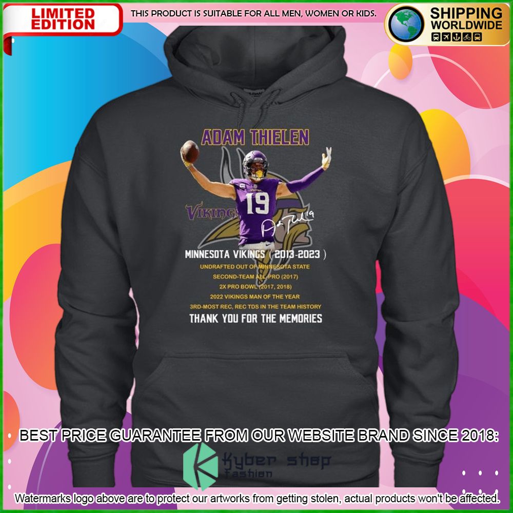 minnesota vikings adam thielen hoodie shirt limited edition 7kjry