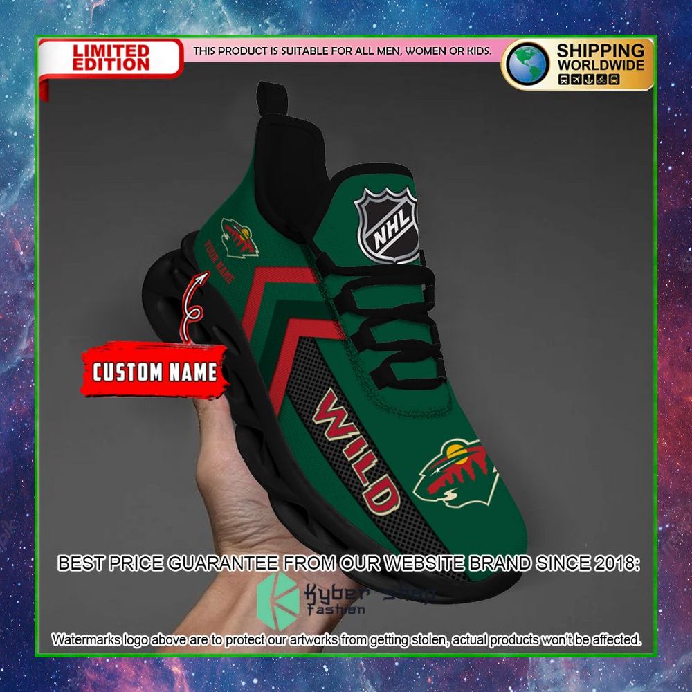 minnesota wild custom name clunky max soul shoes limited edition byh52