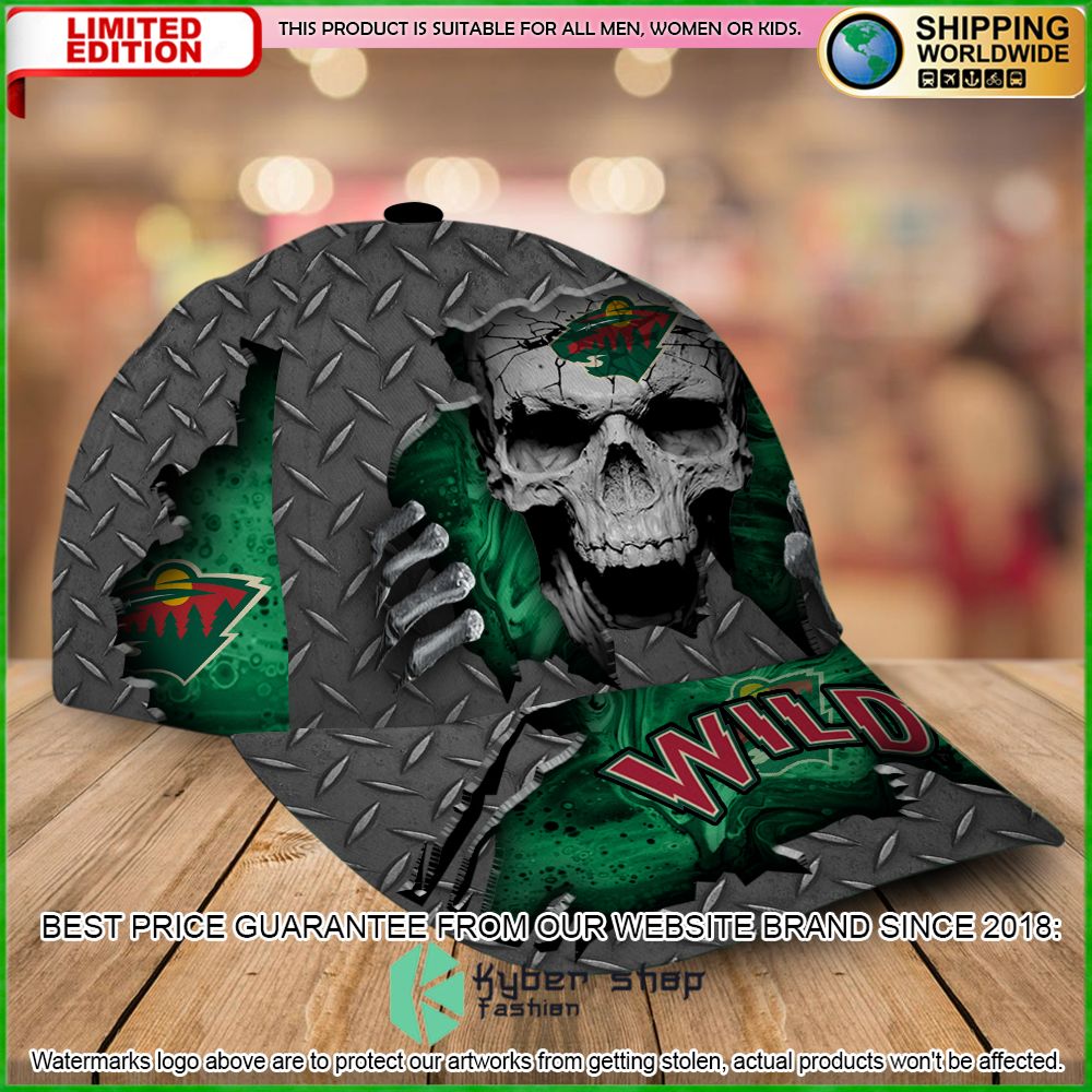 minnesota wild custom name nhl skull cap limited edition imqp7