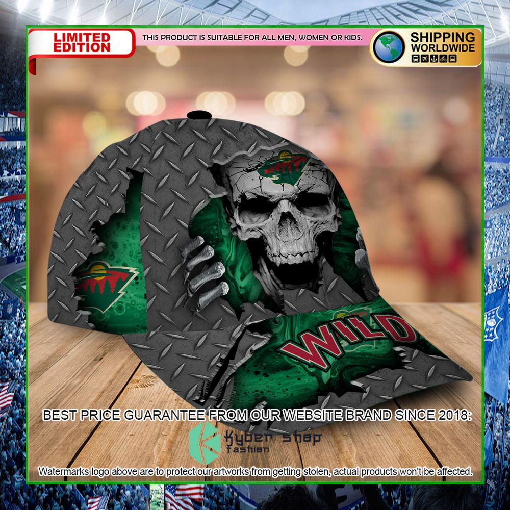 minnesota wild custom name nhl skull cap limited edition mfivu