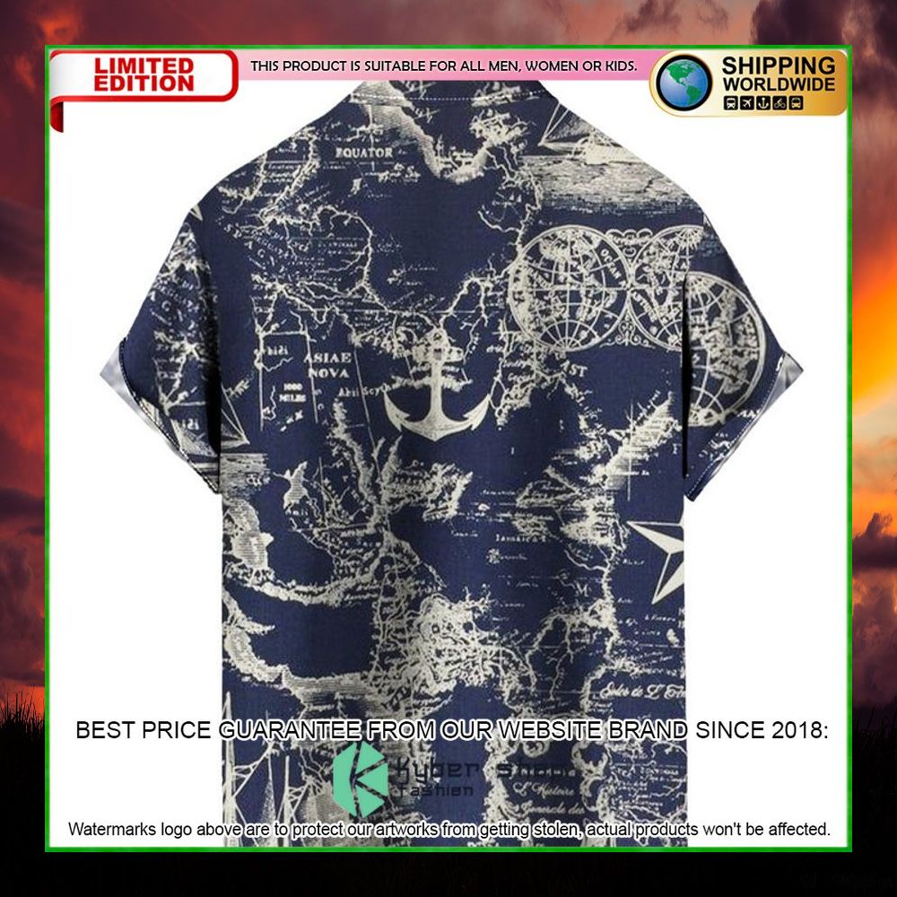 navy items hawaiian shirt limited edition a4nym