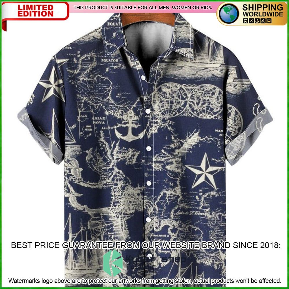 navy items hawaiian shirt limited edition dp4bb
