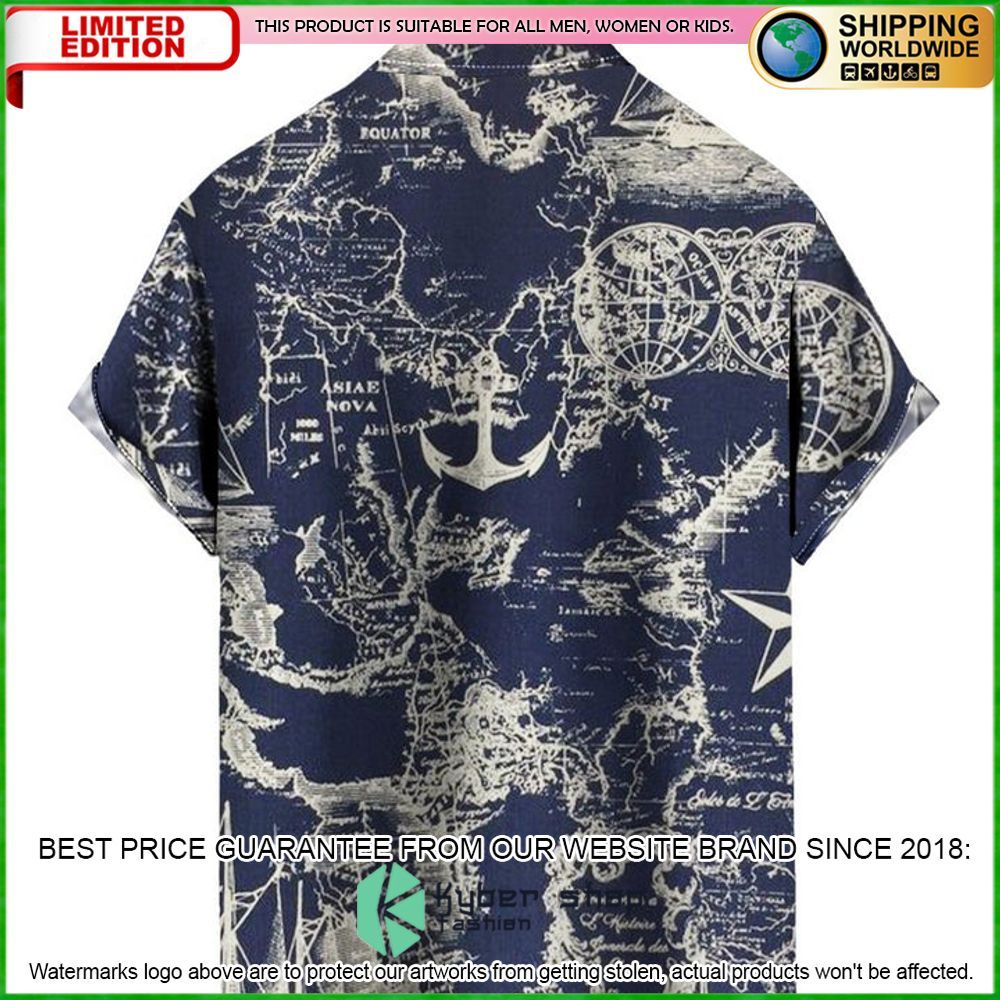 navy items hawaiian shirt limited edition hqjuz