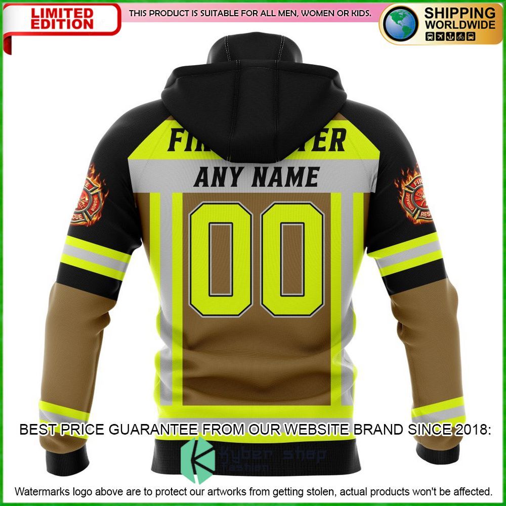nfl baltimore ravens firefighter personalized hoodie shirt limited edition ptlal
