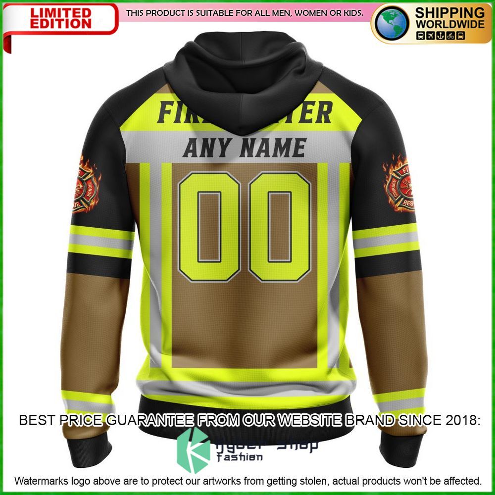 nfl green bay packers firefighter personalized hoodie shirt limited edition 7h9rn