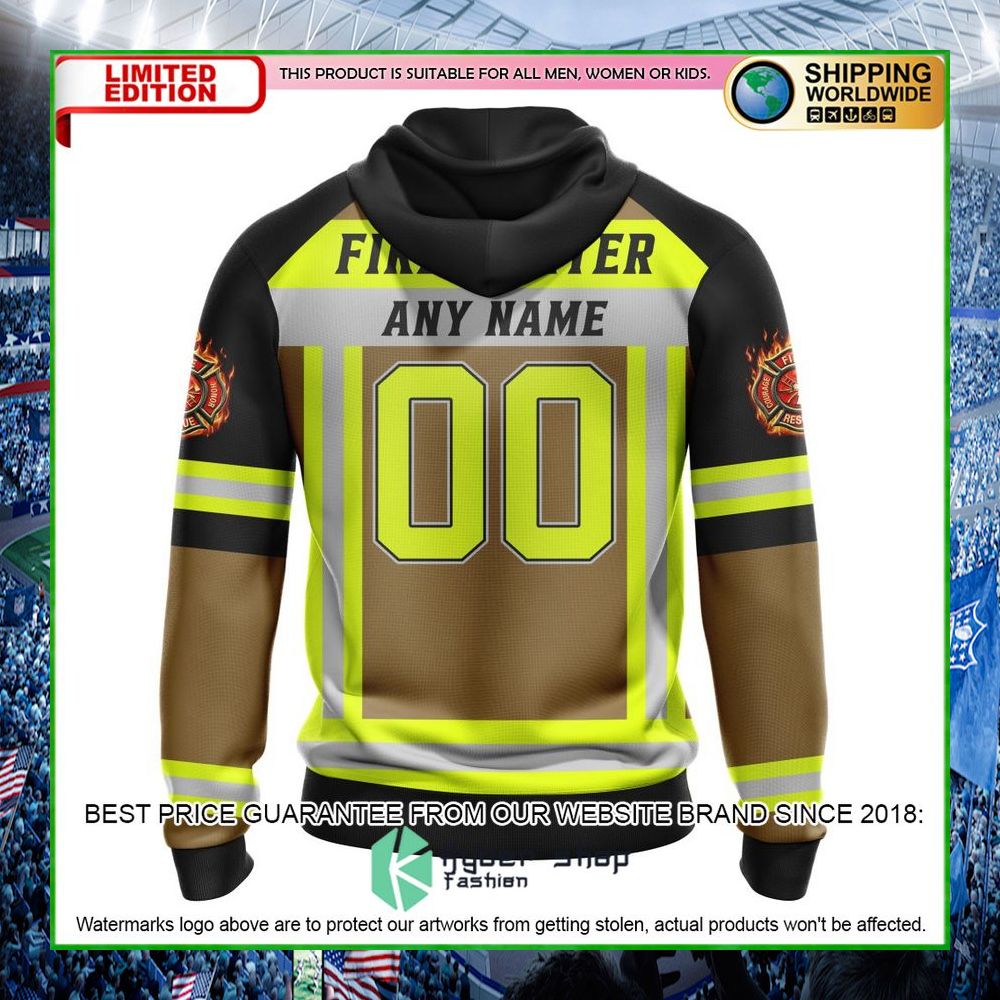 nfl las vegas raiders firefighter personalized hoodie shirt limited edition vvuvv