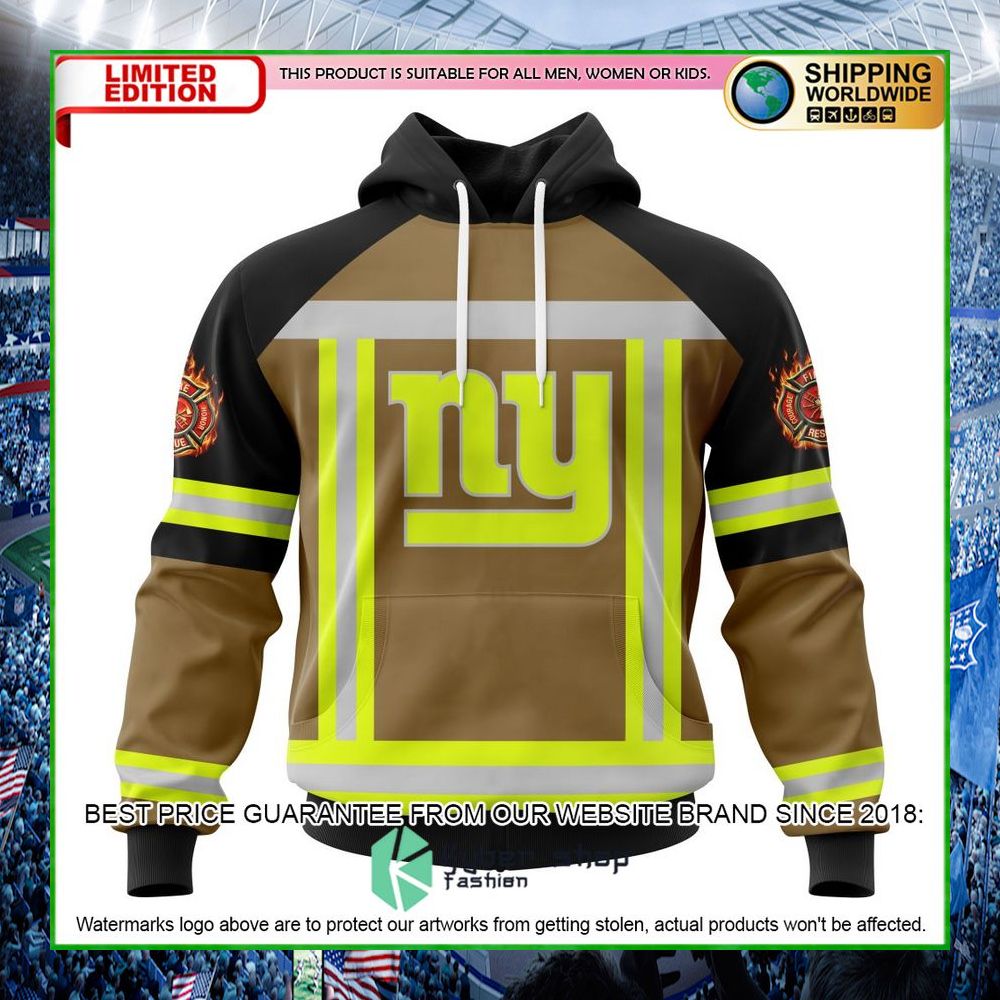 nfl new york giants firefighter personalized hoodie shirt limited edition 4raka