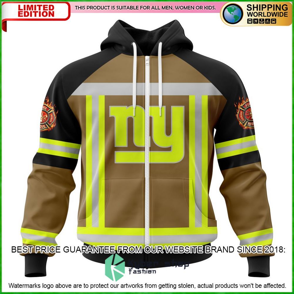 nfl new york giants firefighter personalized hoodie shirt limited edition 7jluh