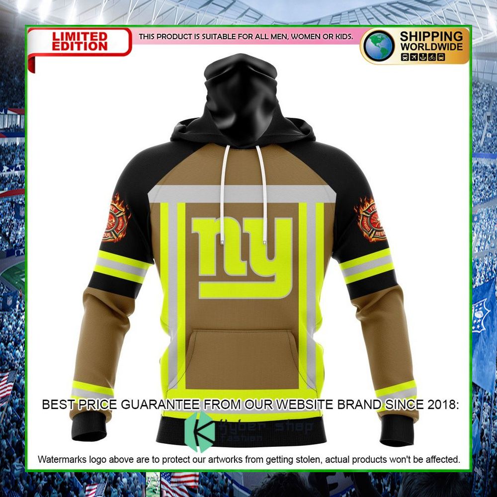 nfl new york giants firefighter personalized hoodie shirt limited edition