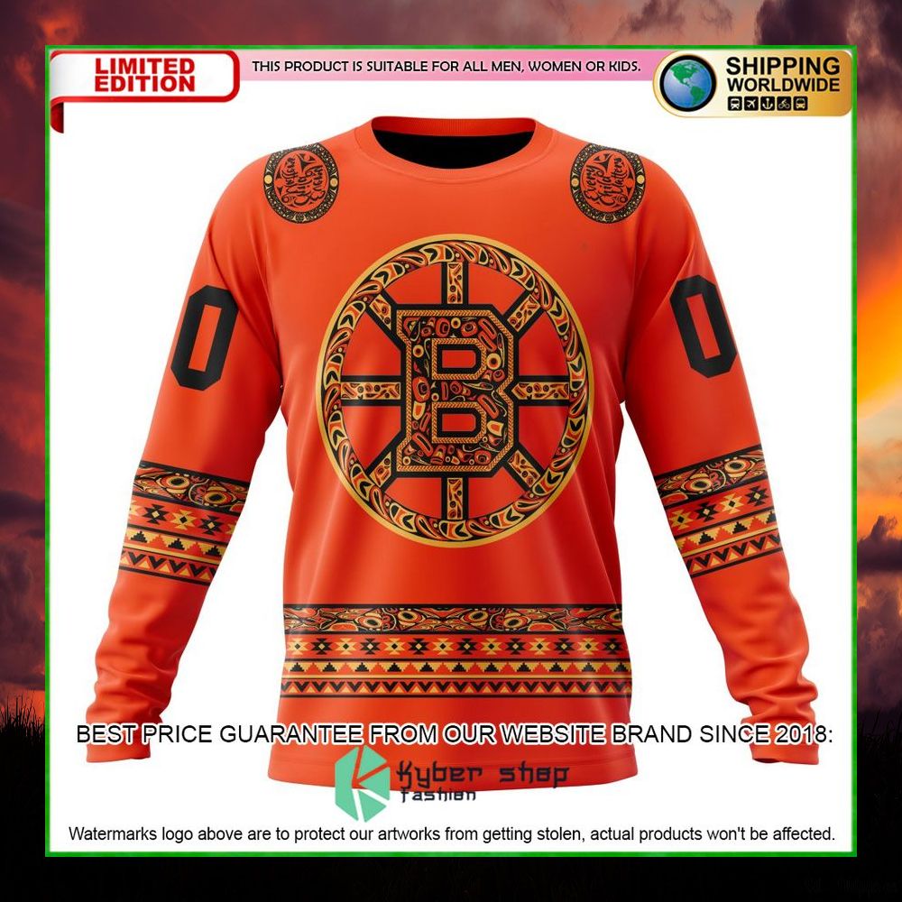 nhl boston bruins national day for truth and reconciliation personalized hoodie shirt limited edition 955kd