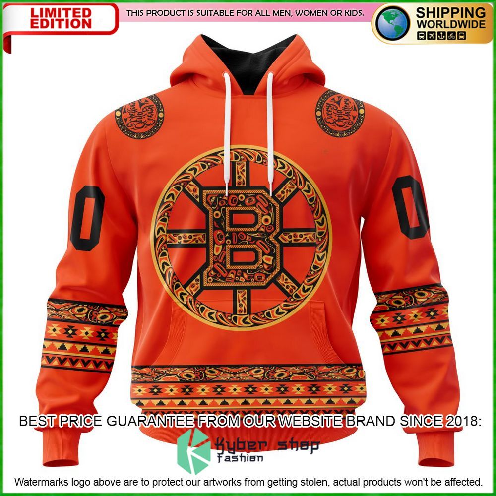 nhl boston bruins national day for truth and reconciliation personalized hoodie shirt limited edition dui58