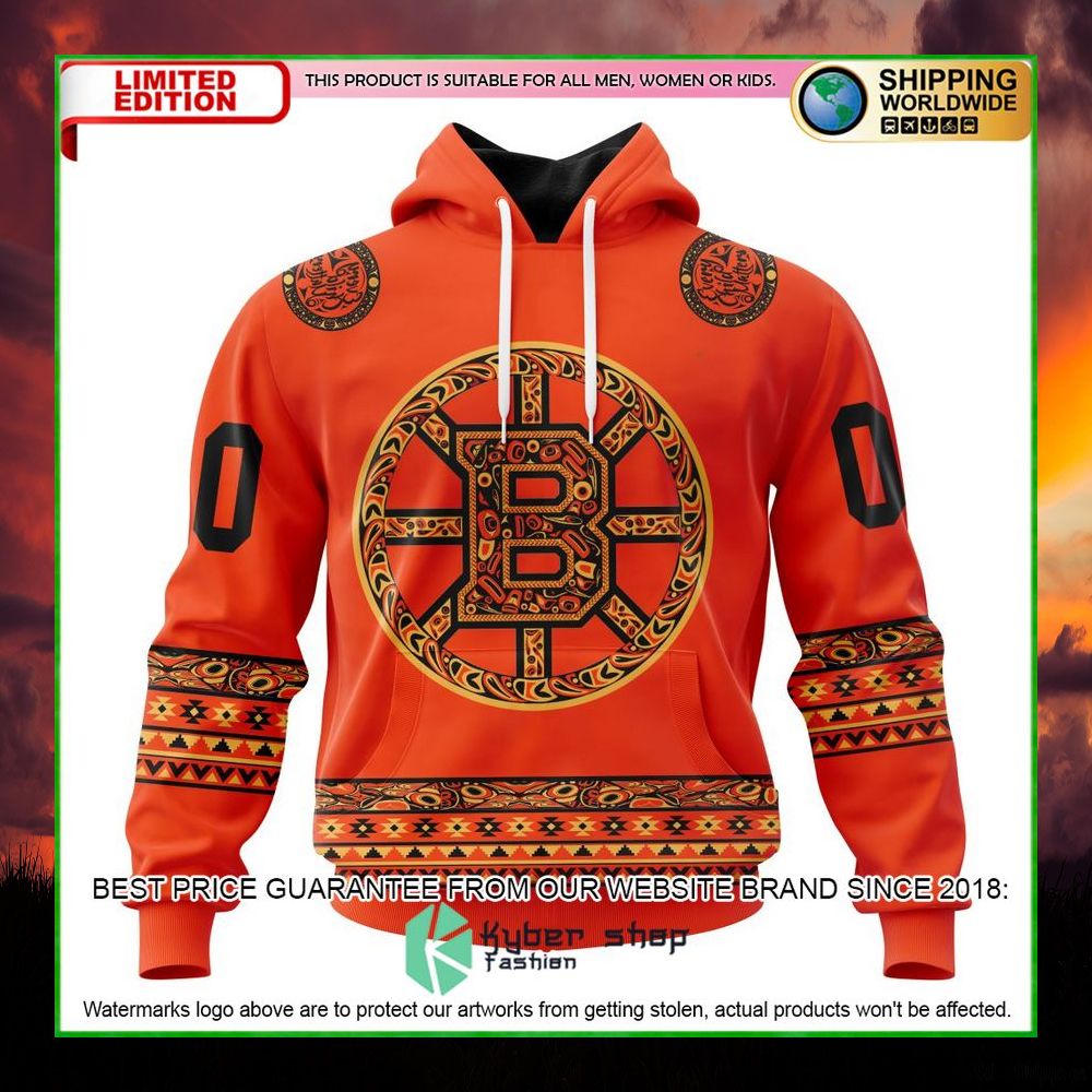 nhl boston bruins national day for truth and reconciliation personalized hoodie shirt limited edition yatst