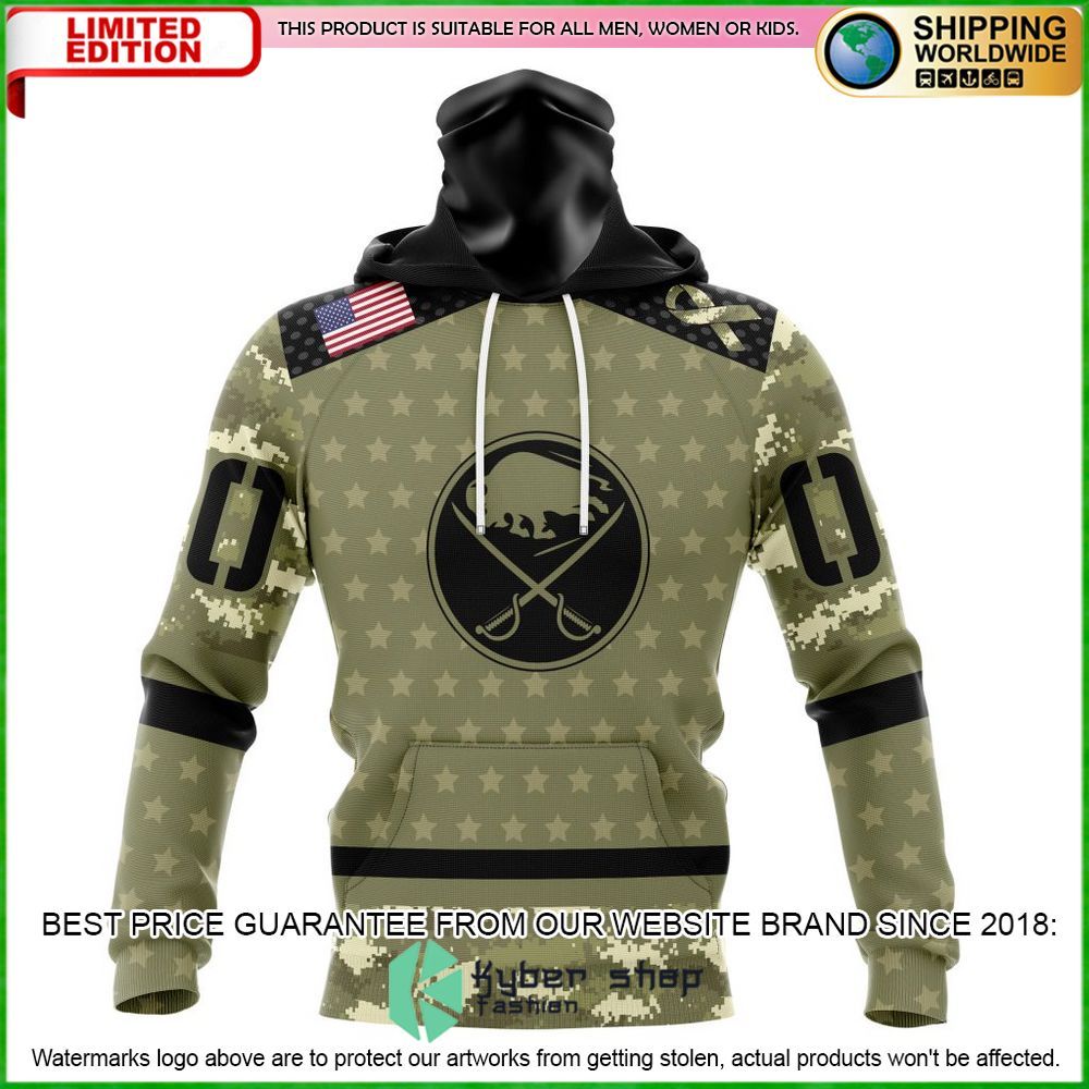 nhl buffalo sabres camo military appreciation personalized hoodie shirt limited edition aj8fu