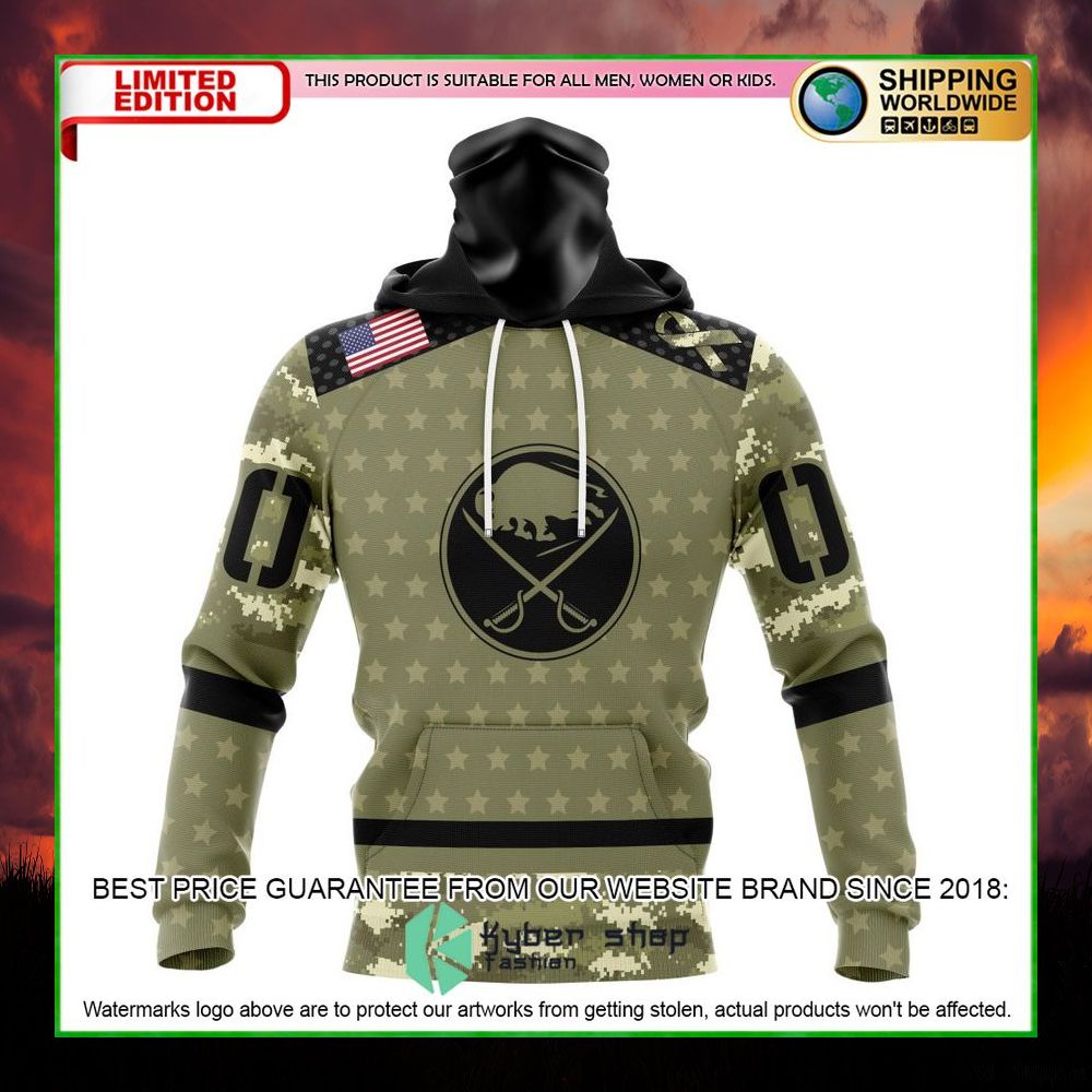 nhl buffalo sabres camo military appreciation personalized hoodie shirt limited edition th90u