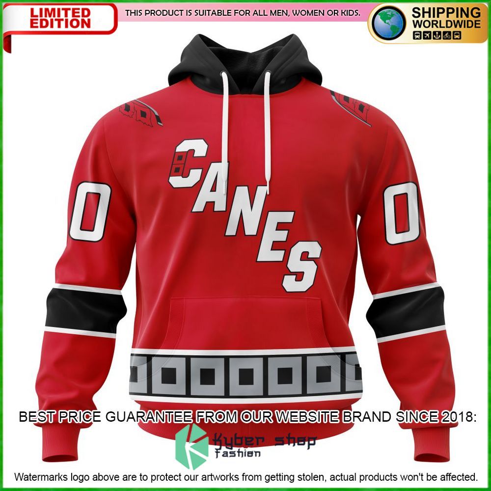 nhl carolina hurricanes personalized hoodie shirt limited edition sfoua