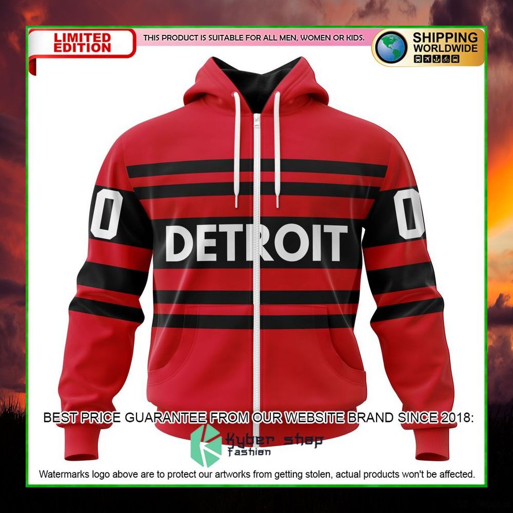 nhl detroit red wings personalized hoodie shirt limited edition d2nuf