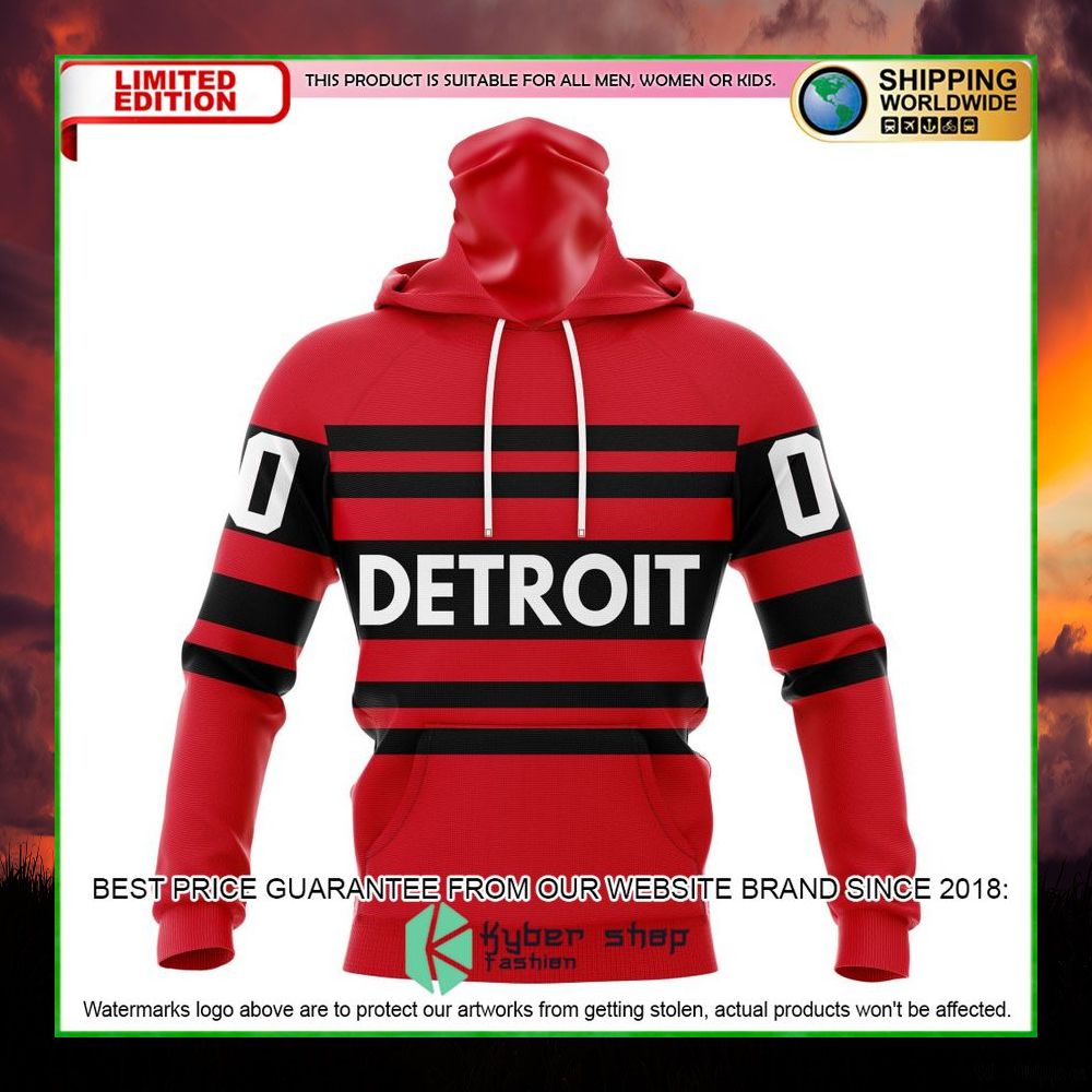 nhl detroit red wings personalized hoodie shirt limited edition u2qnj