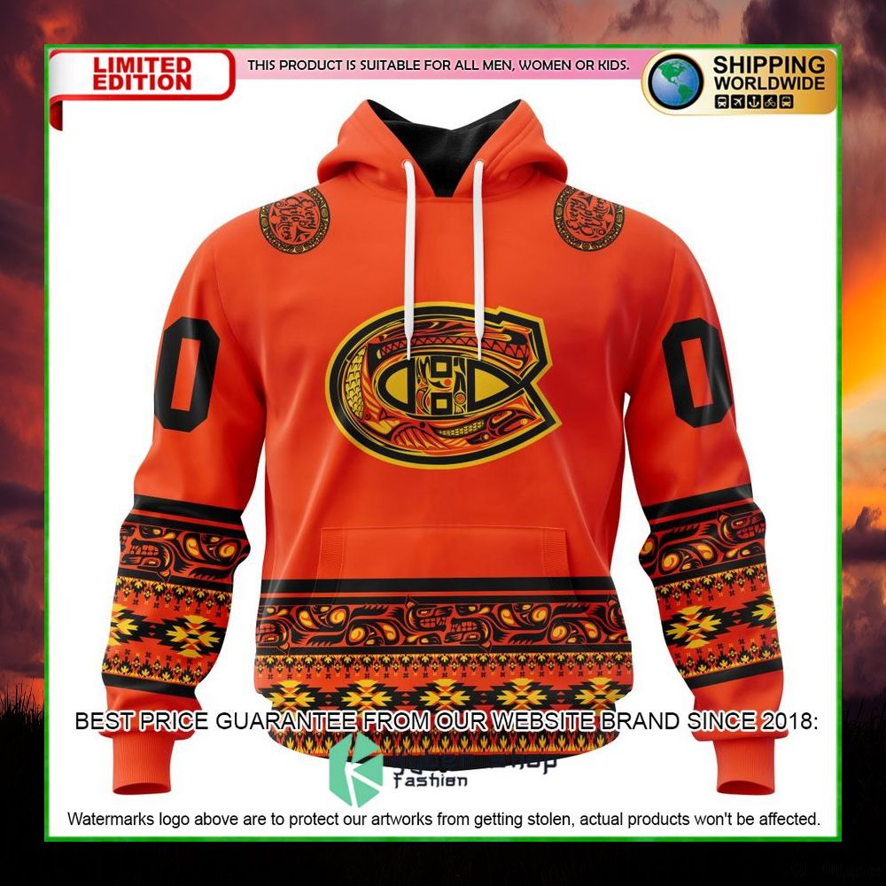 nhl montreal canadiens national day for truth and reconciliation personalized hoodie shirt limited edition ncvo3