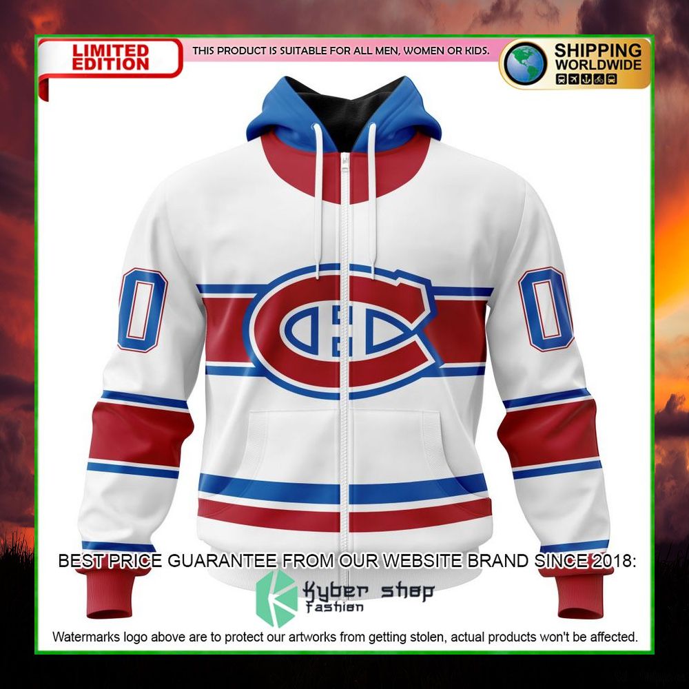 nhl montreal canadiens personalized hoodie shirt limited edition