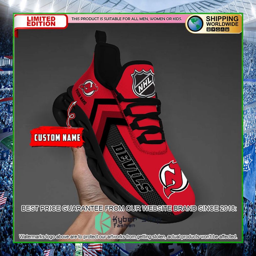 nhl new jersey devils custom name clunky max soul shoes limited edition hm1qd