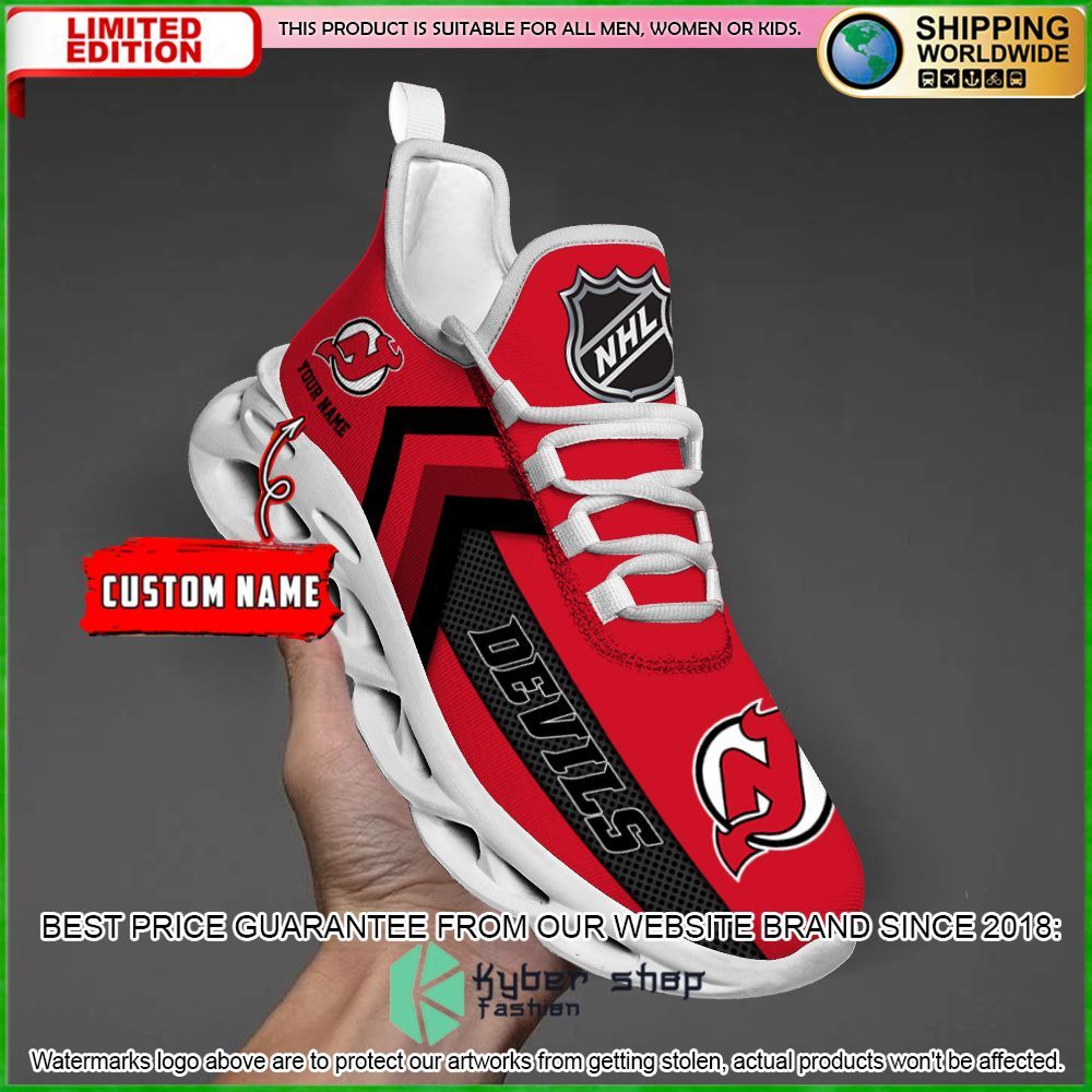 nhl new jersey devils custom name clunky max soul shoes limited edition kwm7g