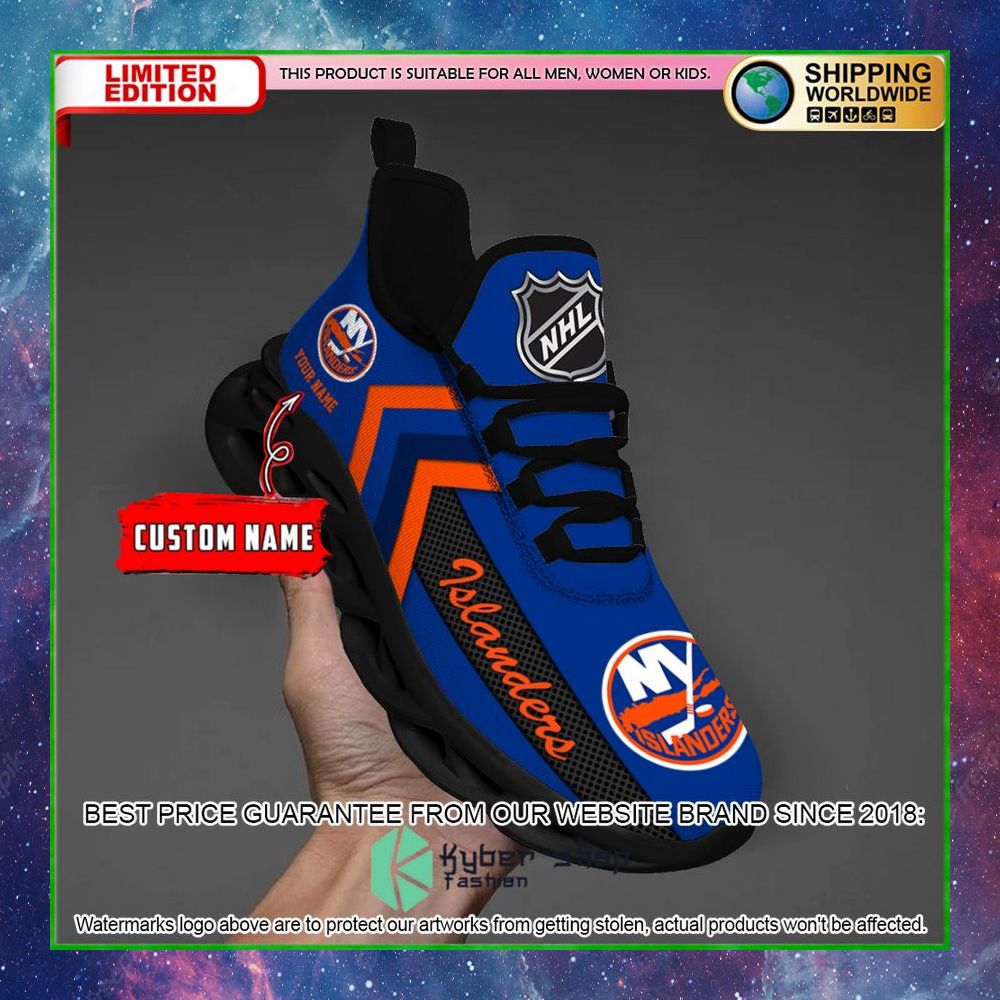 nhl new york islanders custom name clunky max soul shoes limited edition 25okl