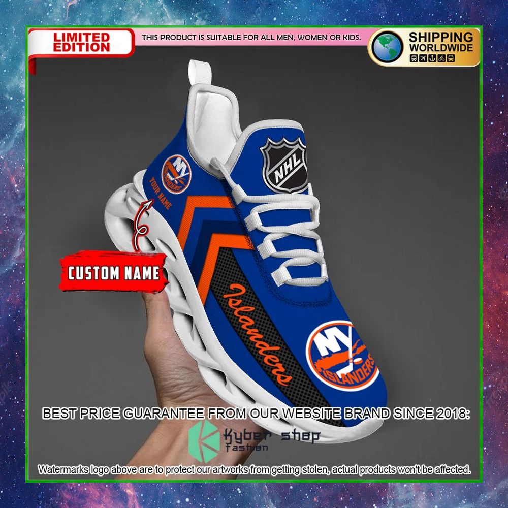 nhl new york islanders custom name clunky max soul shoes limited edition 6ygyj