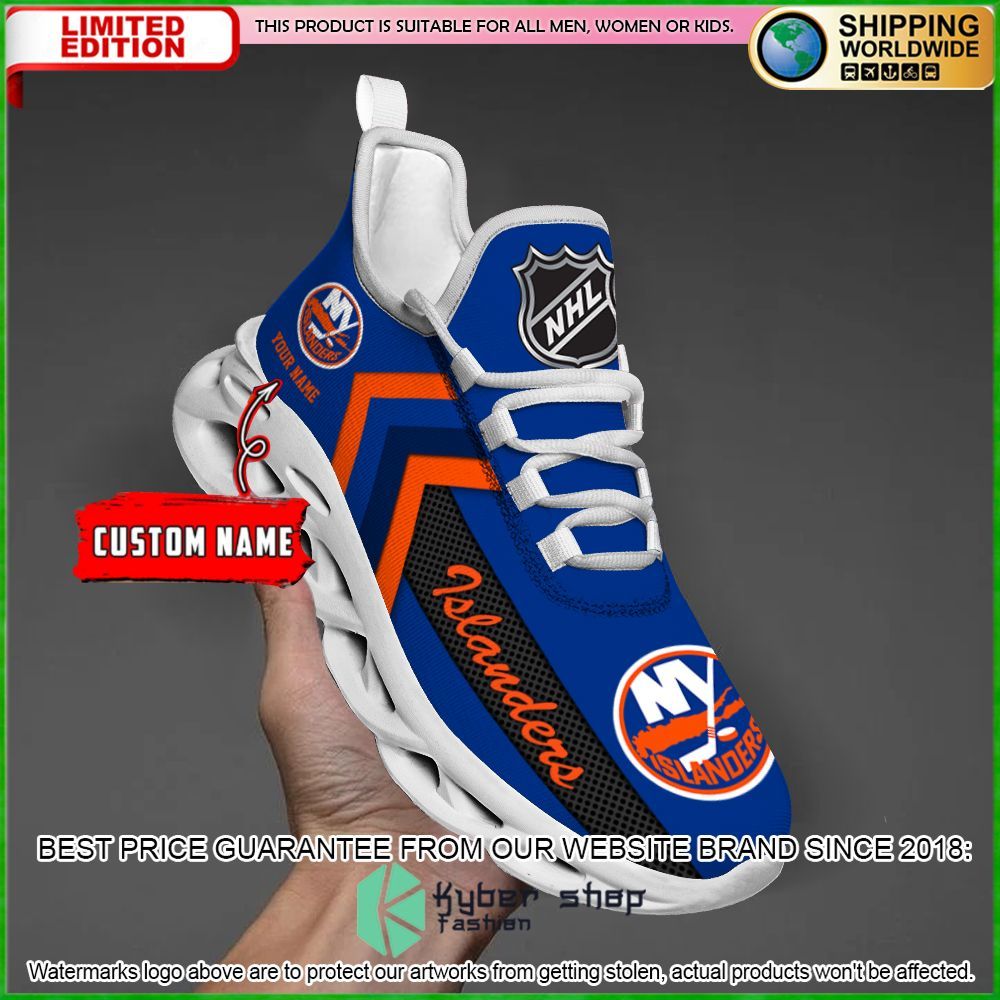 nhl new york islanders custom name clunky max soul shoes limited edition qpqzj