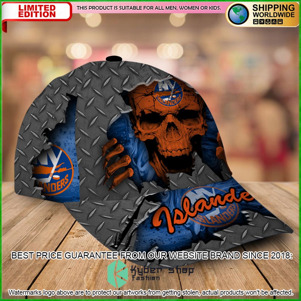 nhl new york islanders custom name skull cap limited edition 1diap