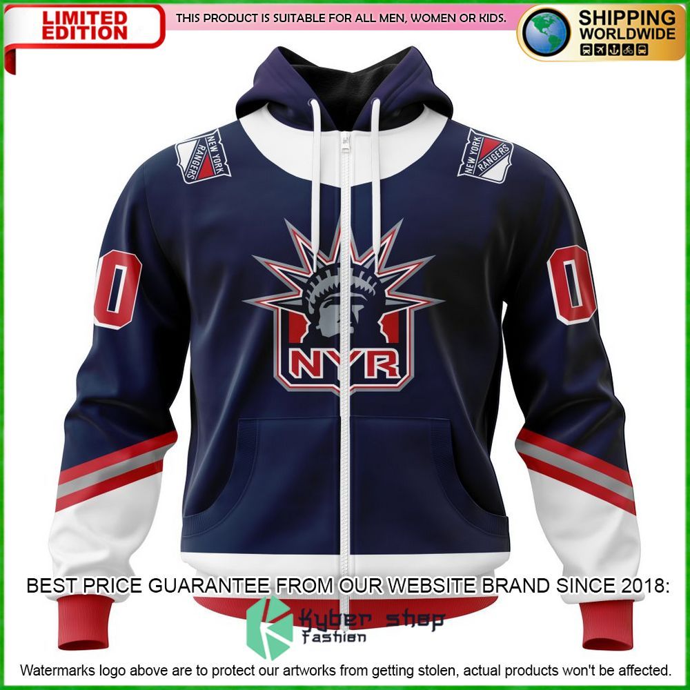 nhl new york rangers personalized hoodie shirt limited edition ndsqk