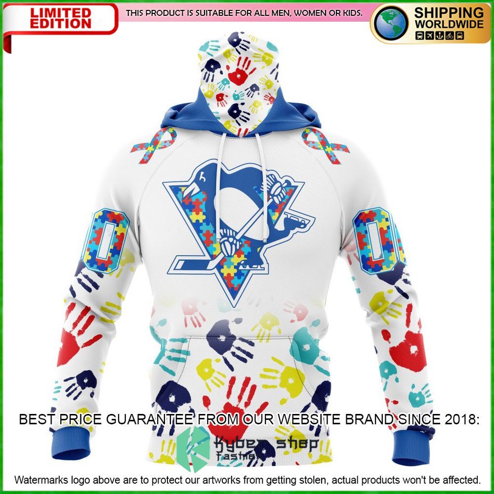 nhl pittsburgh penguins autism awareness personalized hoodie shirt limited edition 2bbcf