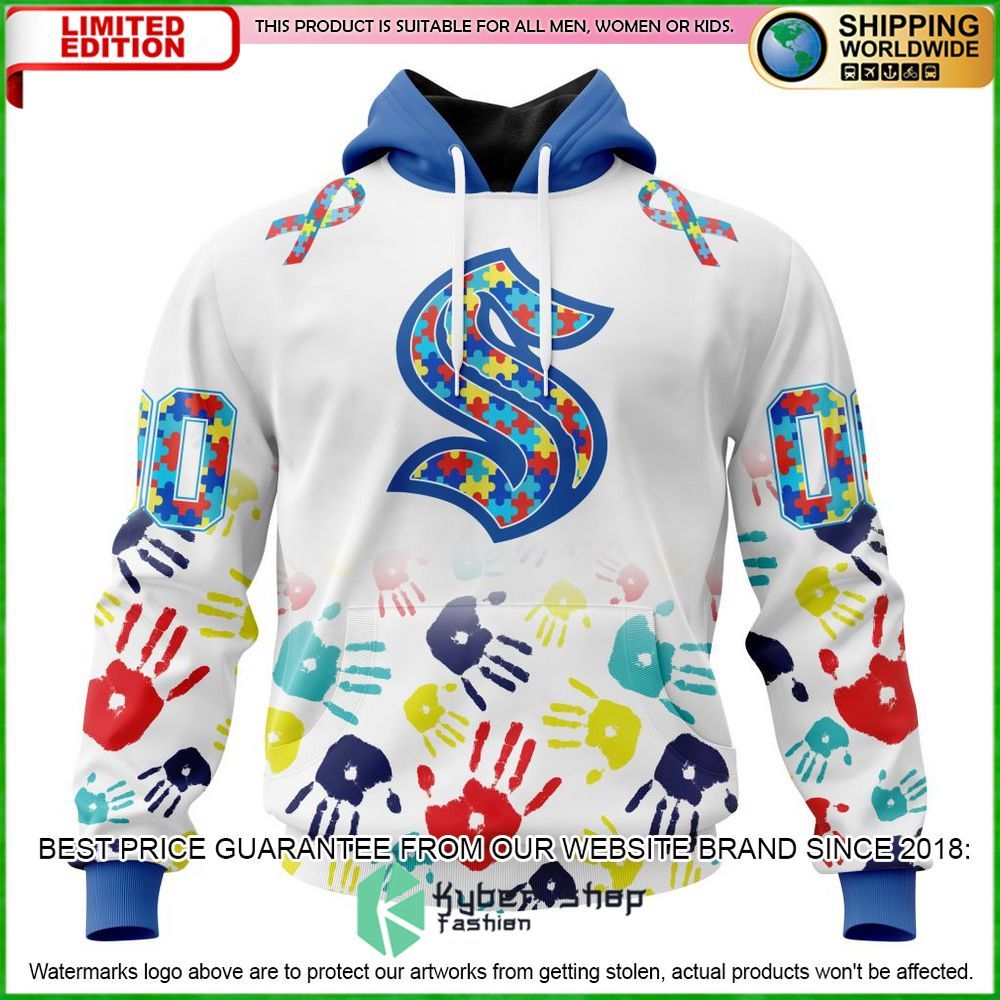 nhl seattle kraken autism awareness personalized hoodie shirt limited edition vowkp