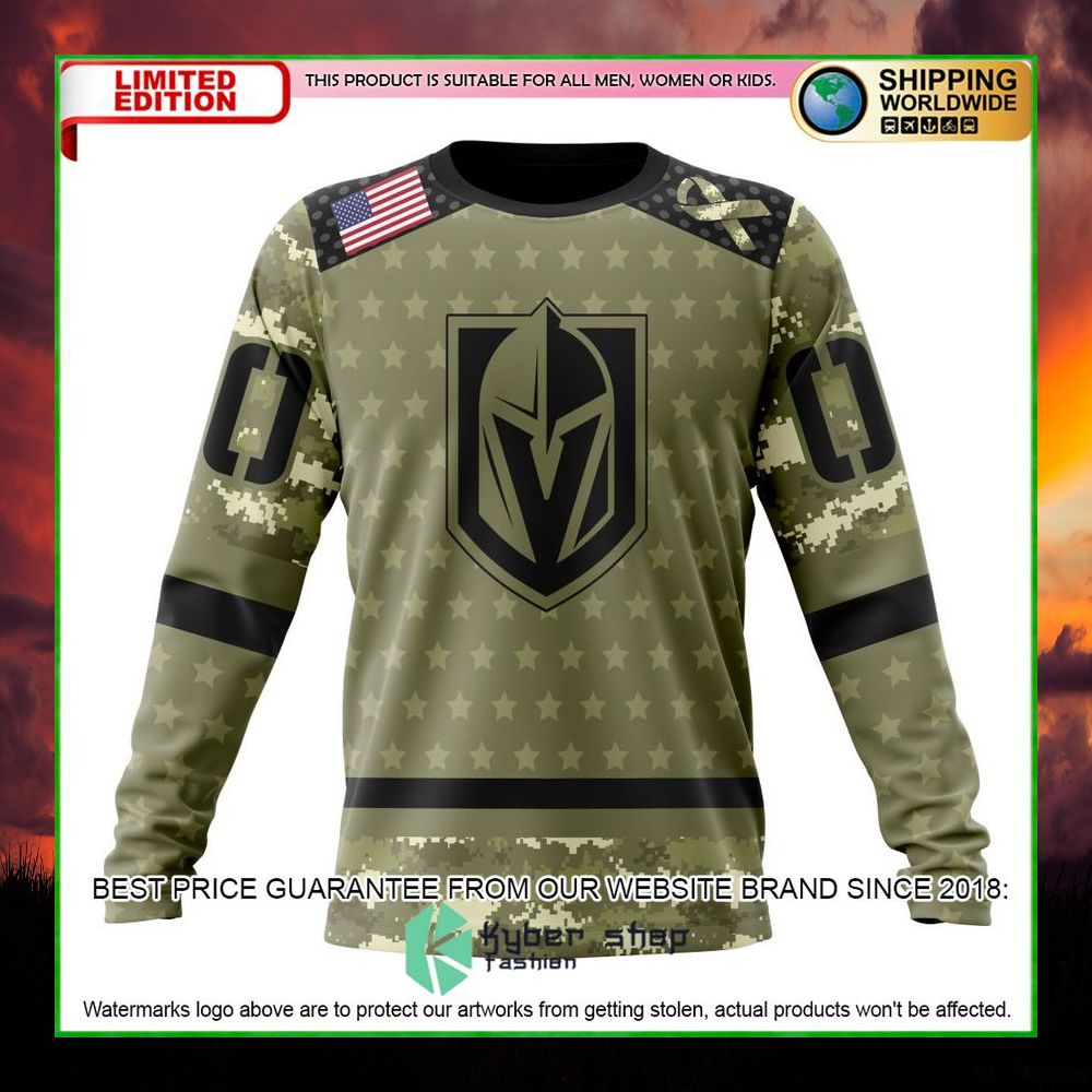 nhl vegas golden knights camo military appreciation personalized hoodie shirt limited edition l5nya