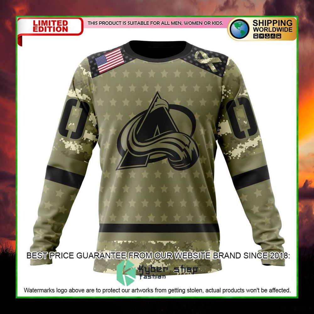 nhlado avalanche camo military appreciation personalized hoodie shirt limited edition 4m3zz