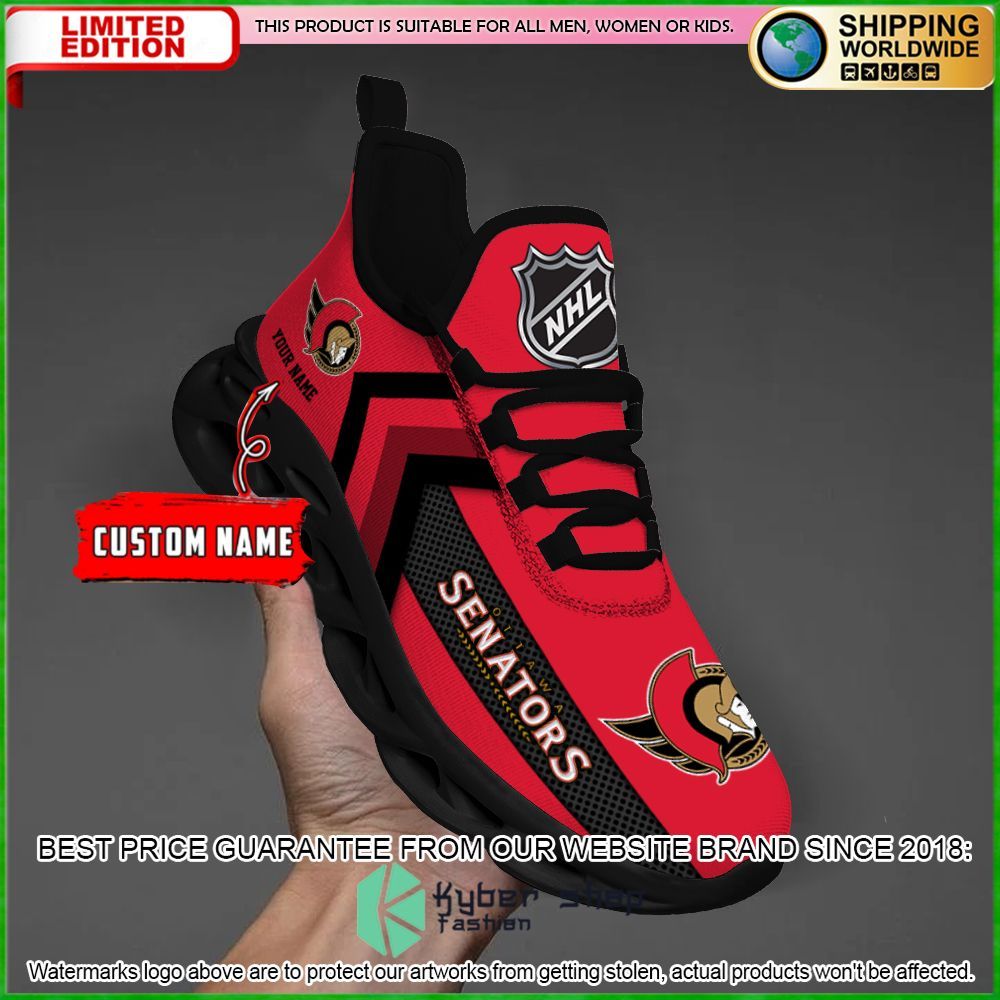 ottawa senators custom name clunky max soul shoes limited edition abne0