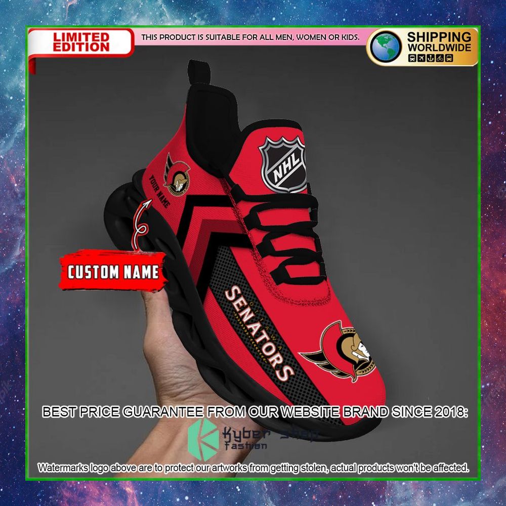 ottawa senators custom name clunky max soul shoes limited edition cb2gs