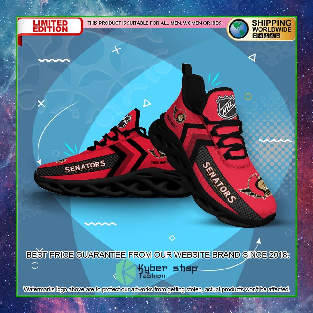 ottawa senators custom name clunky max soul shoes limited edition fr4zb