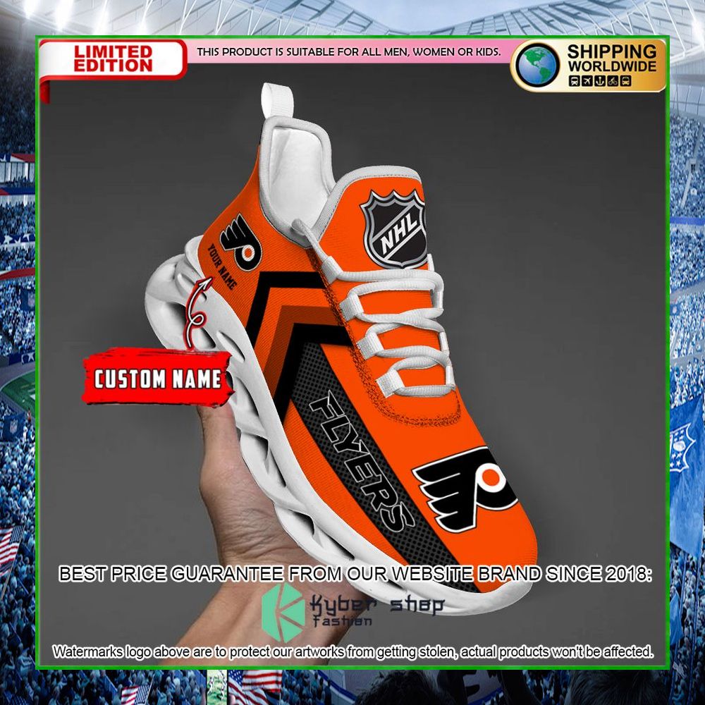 philadelphia flyers custom name clunky max soul shoes limited edition 9kjvm