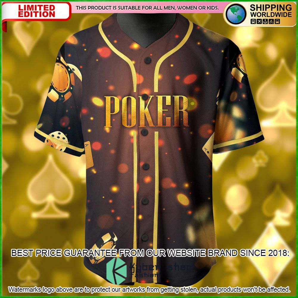poker im all in baseball jersey limited edition hvdrh