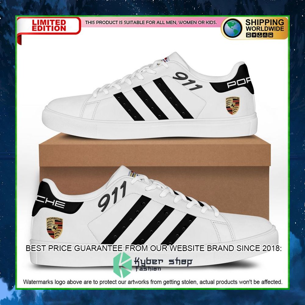 porsche 911 white stan smith low top shoes limited edition sbtzv