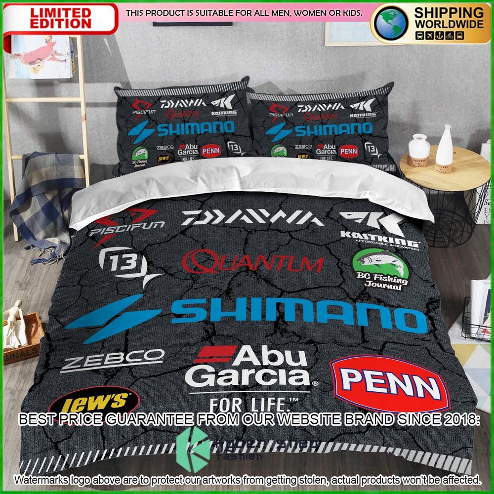 shimano abu garcia for life crack bedding set limited edition zymvh
