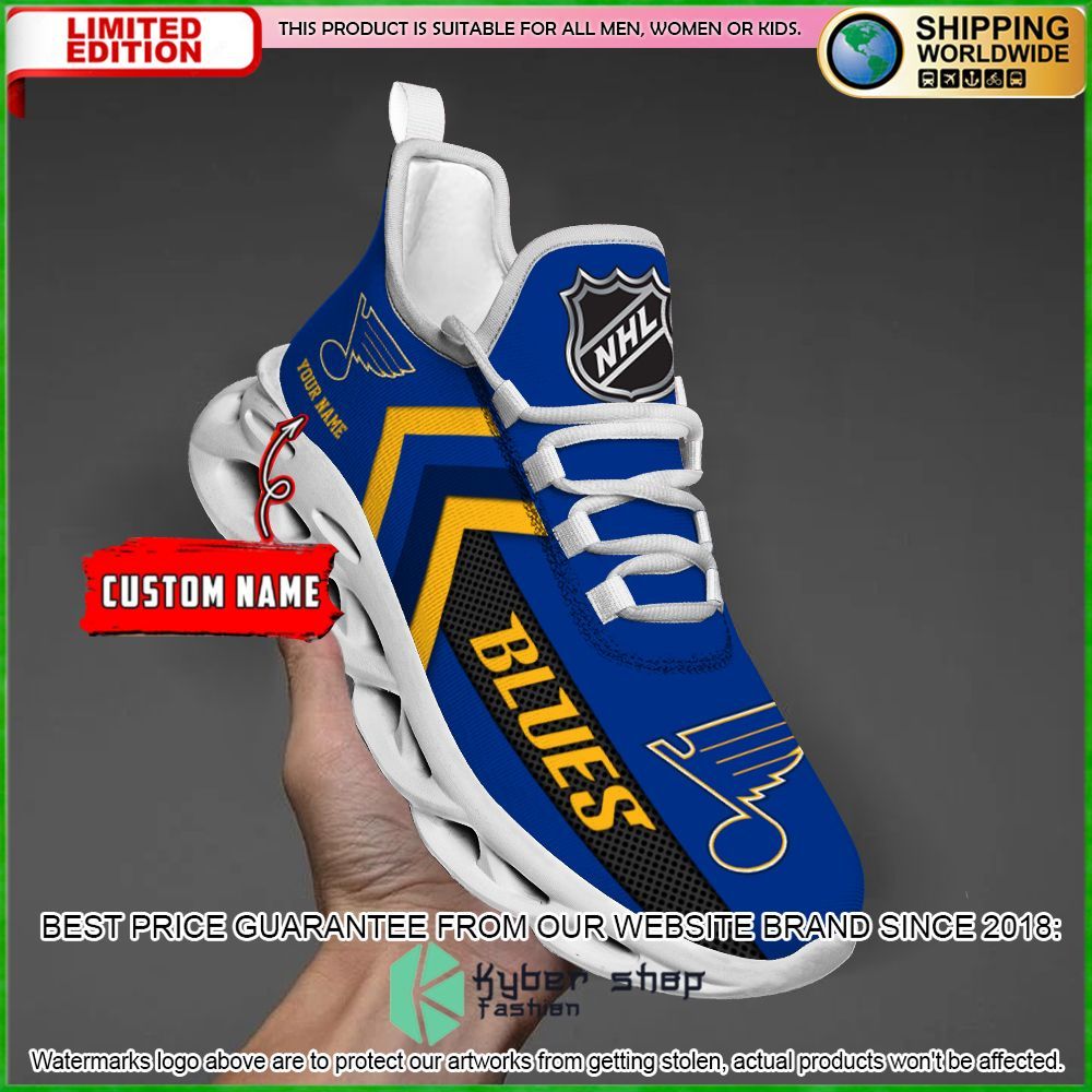 st louis blues custom name clunky max soul shoes limited edition azqbj