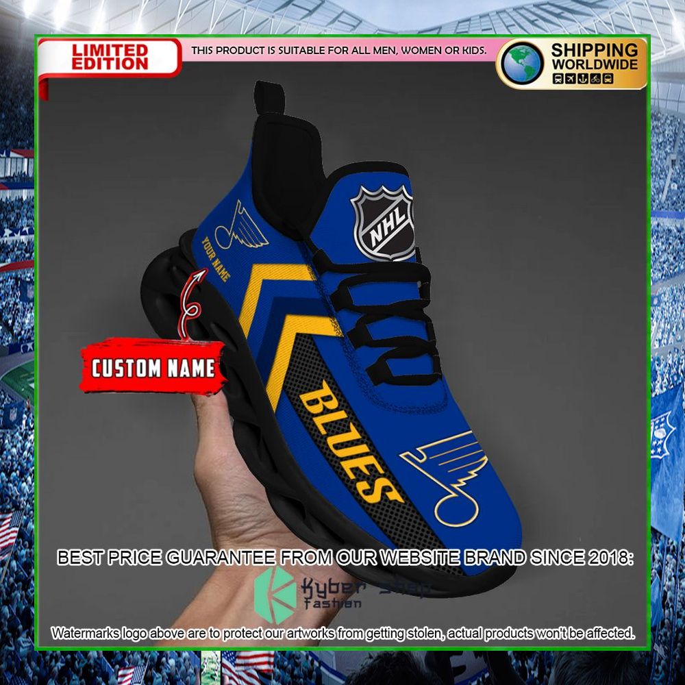 st louis blues custom name clunky max soul shoes limited edition cy5dr