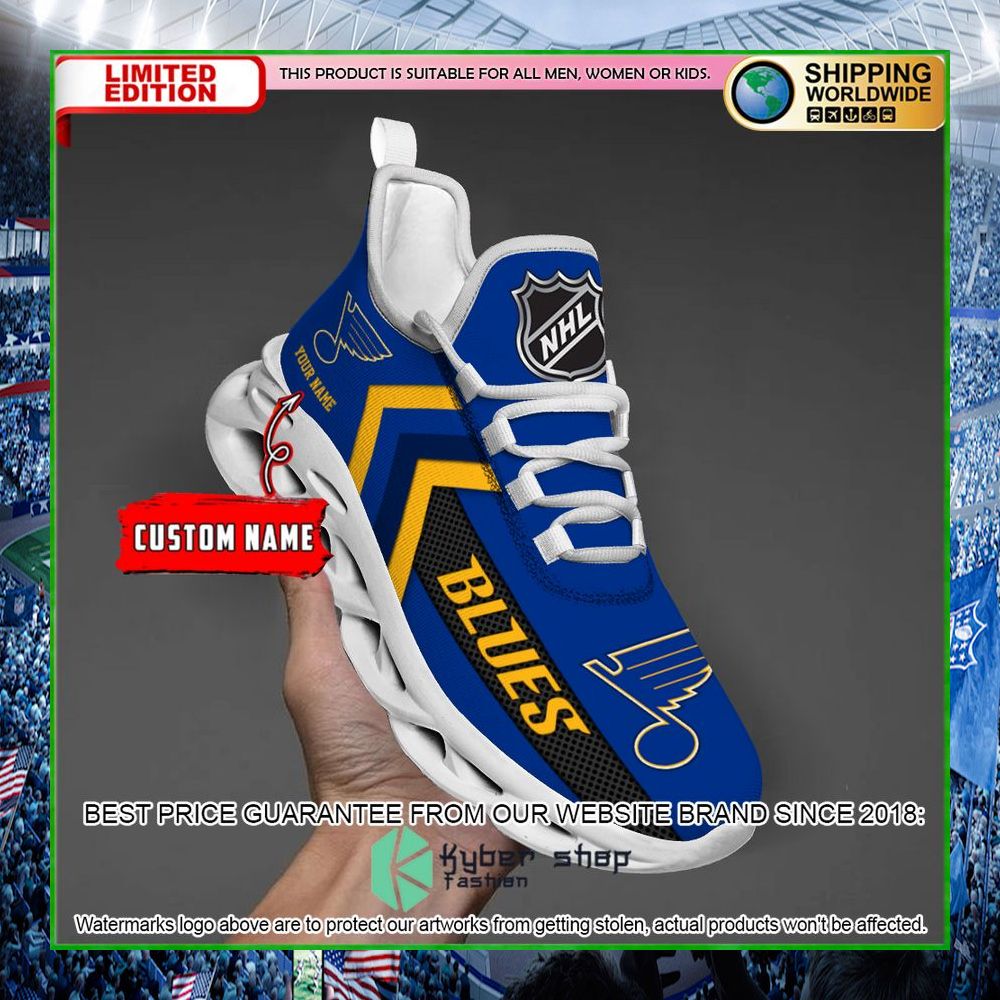st louis blues custom name clunky max soul shoes limited edition kksjk