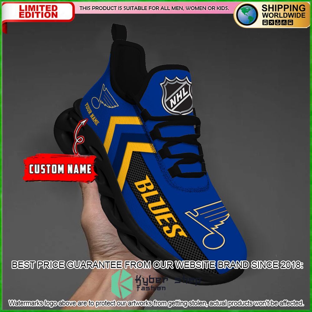 st louis blues custom name clunky max soul shoes limited edition oivwj