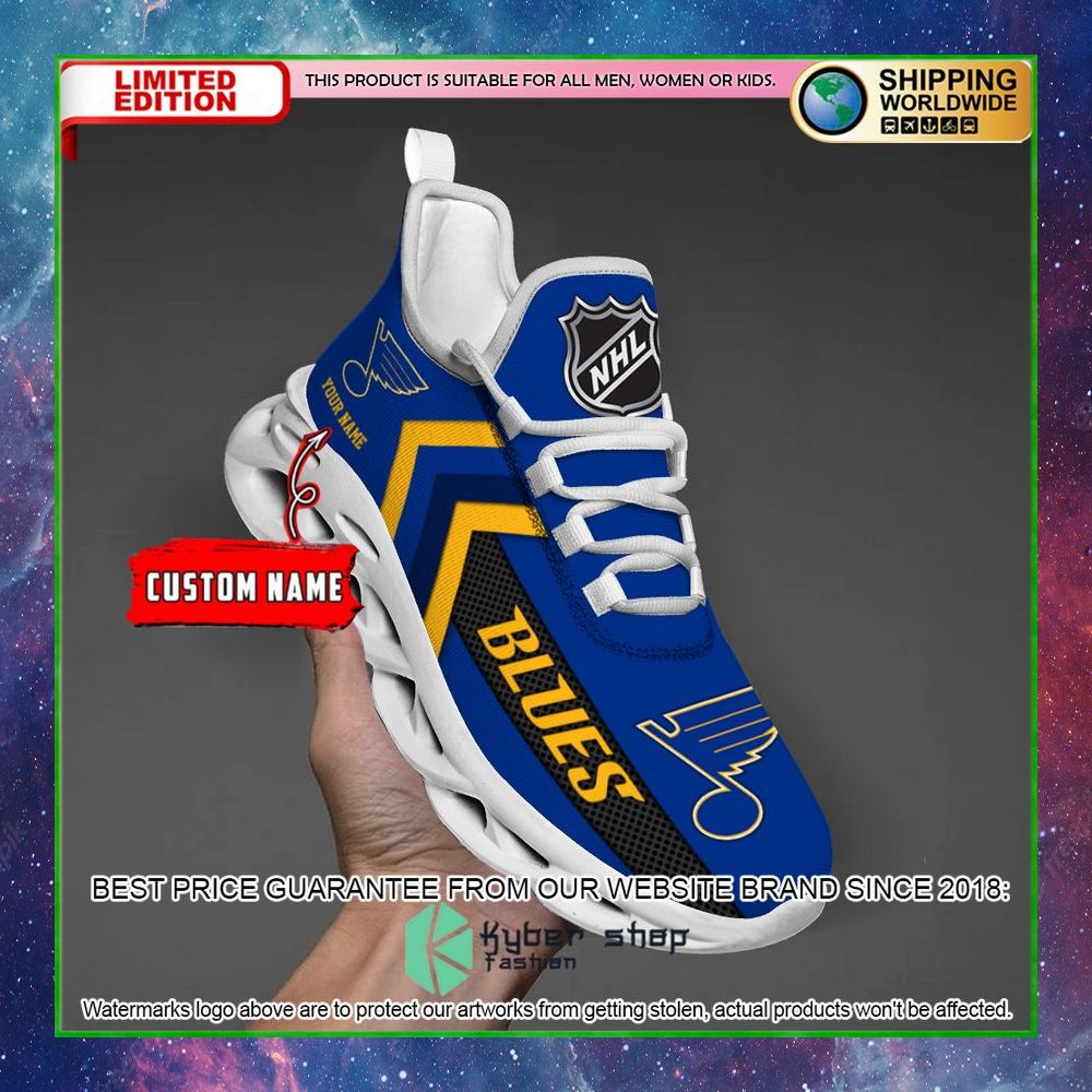 st louis blues custom name clunky max soul shoes limited edition phthq