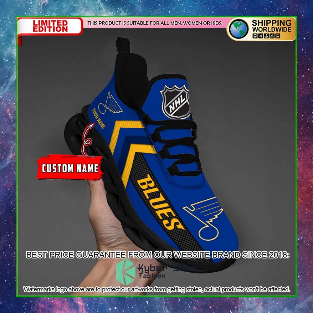 st louis blues custom name clunky max soul shoes limited edition vy6qh