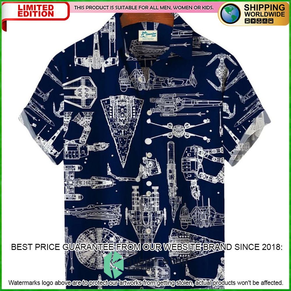 star wars aerospace machine hawaiian shirt limited edition vjo4z