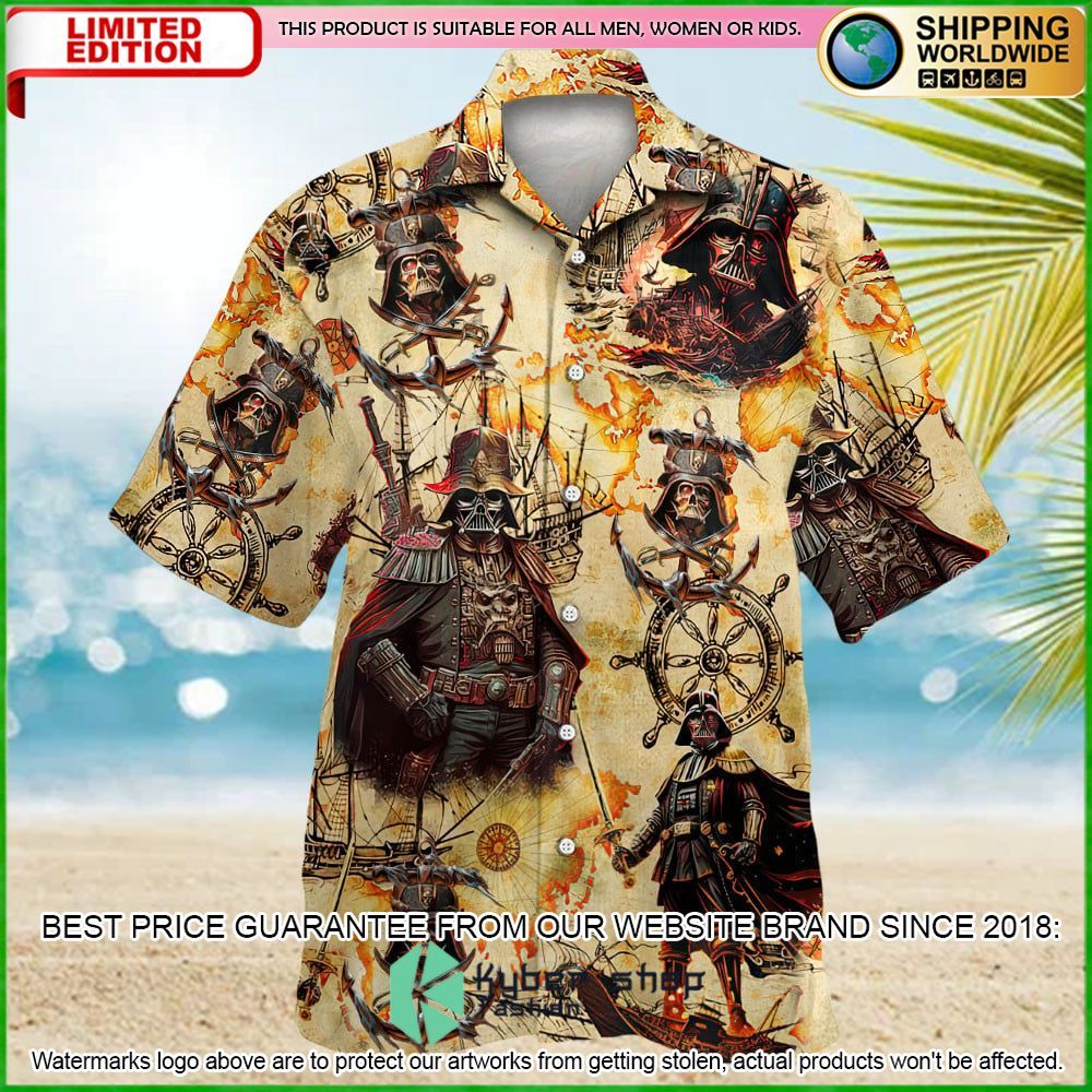 star wars darth vader pirates hawaiian shirt short limited edition vbuab